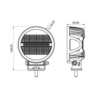 LED фара робочого світла CYCLONE WL-G9 40W Premium Driving
