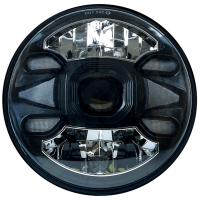 LED фара робочого світла DriveX WL G-01 7" 26/46W H/L STM - DRL W+Y