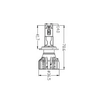 LED лампи AMS TRUCK-F H7 5500K CANBUS