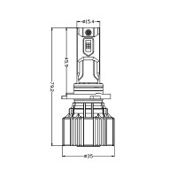 LED лампи AMS VISION-R H10 5500K CANBUS