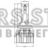 LED лампи AMS VISION-R H11 5500K CANBUS