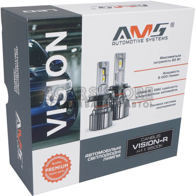 LED лампи AMS VISION-R H11 5500K CANBUS