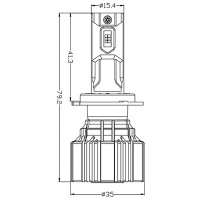 LED лампи AMS VISION-R H7 5500K CANBUS