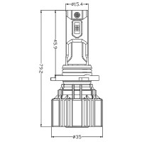 LED лампи AMS VISION-R HB3/HB4 5500K CANBUS