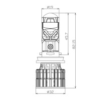 LED лампи Decker GL-01 6K H11