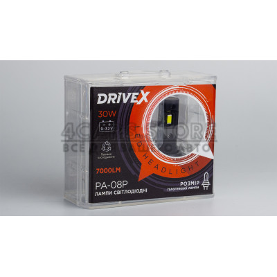 LED лампи DriveX PA-08P PSX24 5500K 30W 9-32V