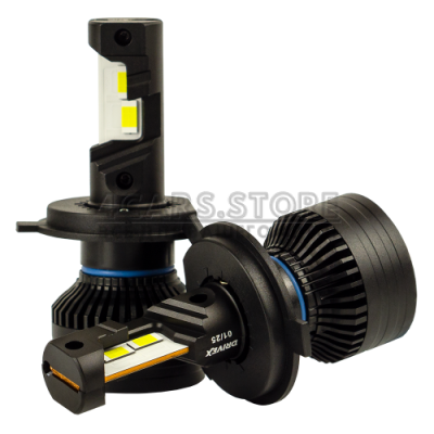 LED лампы DriveX FE-03 H4 H/L 65W CAN 9-20V 6K