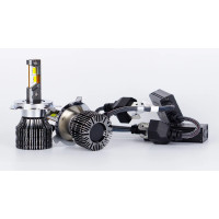LED лампи DriveX UL-01 H4/H19 5.5K 65W CAN