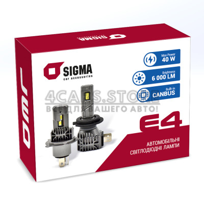 LED лампы Sigma E4 H7