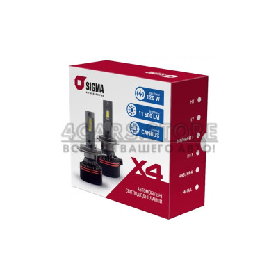 LED лампи Sigma X4 60W H7 CANBUS LED лампи Sigma X4 60W H7 CANBUS
