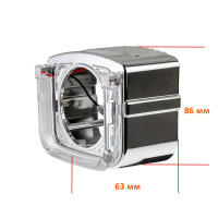 Маски для автомобільних лінз Cyclone S-52 CREE DRL (2.5")