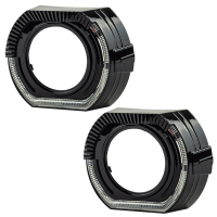 Маски для автомобільних лінз DriveX MS A-103 3.0" Black White+Yellow