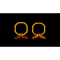 Маски для автомобільних лінз DriveX MS A-104 2.5" Black White+Yellow