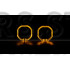 Маски для автомобільних лінз DriveX MS A-104 2.5" Black White+Yellow
