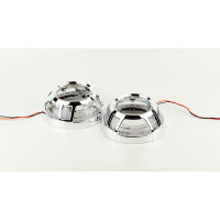 Маски для автомобільних лінз DriveX MS A-108 3.0" Silver White