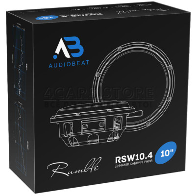 Сабвуферний динамік AudioBeat Rumble RSW 10.4
