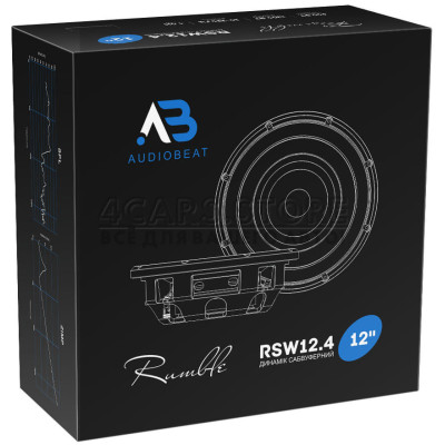 Сабвуферний динамік AudioBeat Rumble RSW 12.4